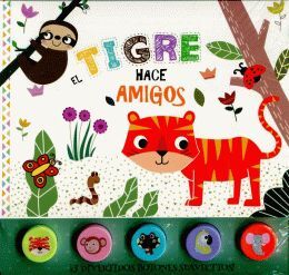 Tigre Hace Amigos. Botones De Silicón. Zerobols.com, Tu tienda en línea de libros en Guatemala.