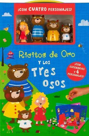 Portada del libro PLAYHOUSE: RICITOS DE ORO Y LOS TRES OSOS - Compralo en Aristotelez.com