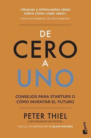 Portada del libro DE CERO A UNO - Compralo en Aristotelez.com