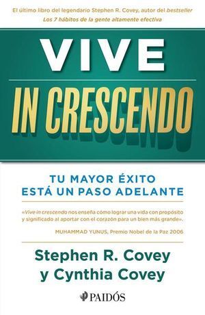 Portada del libro VIVE IN CRESCENDO - Compralo en Aristotelez.com