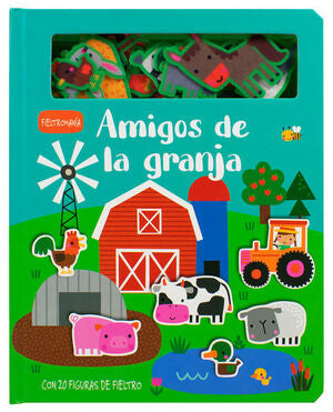 Fieltromanía: Amigos De La Granja (libro Infantil). Zerobols.com, Tu tienda en línea de libros en Guatemala.