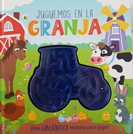 Portada del libro JUGUEMOS EN LA GRANJA - LABERINTICA - Compralo en Aristotelez.com