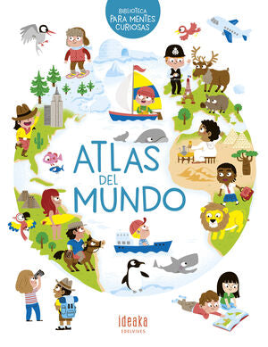 Biblioteca Para Mentes Curiosas: Atlas Del Mundo. Aristotelez.com, La tienda en línea más completa de Guatemala.