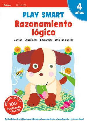 Portada del libro PLAY SMART : RAZONAMIENTO LÓGICO. 4 AÑOS - Compralo en Aristotelez.com