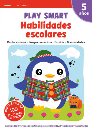 Portada del libro PLAY SMART : HABILIDADES ESCOLARES. 5 AÑOS - Compralo en Aristotelez.com