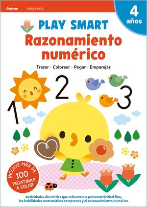 Portada del libro PLAY SMART: RAZONAMIENTO NUMERICO 4 AÑOS - Compralo en Aristotelez.com