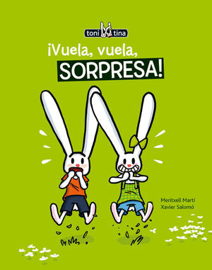 Portada del libro TONI Y TINA: ¡VUELA, VUELA, SORPRESA! - Compralo en Aristotelez.com