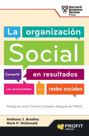 Portada del libro LA ORGANIZACIÓN SOCIAL - Compralo en Aristotelez.com