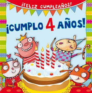 Portada del libro ¡CUMPLO 4 AÑOS! - Compralo en Aristotelez.com