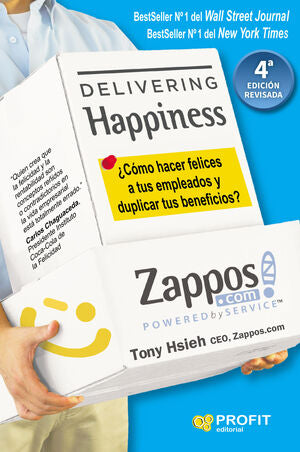 Portada del libro DELIVERING HAPPINESS - Compralo en Aristotelez.com