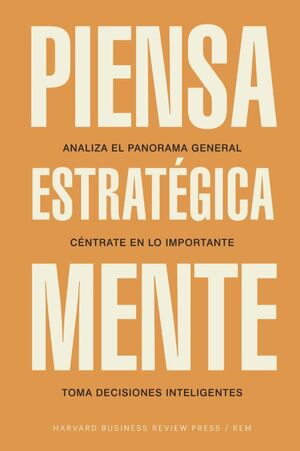 Portada del libro PIENSA ESTRATEGICAMENTE - Compralo en Aristotelez.com