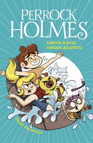 Portada del libro PERROCK HOLMES 14: SABOTAJE EN EL PARQUE ACUÁTICO - Compralo en Aristotelez.com