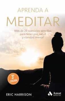 Portada del libro APRENDE A MEDITAR - Compralo en Aristotelez.com