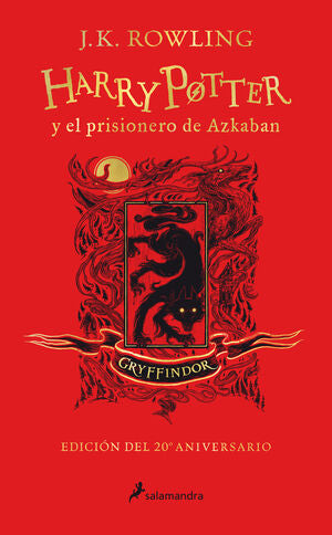 Portada del libro HARRY POTTER 3 Y EL PRISIONERO DE AZKABAN (EDICIÓN GRYFFINDOR DEL 20º ANIVERSARIO) - Compralo en Aristotelez.com