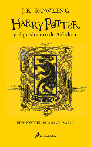Portada del libro HARRY POTTER 3 Y EL PRISIONERO DE AZKABAN (EDICIÓN HUFFLEPUFF DEL 20º ANIVERSARIO) - Compralo en Aristotelez.com