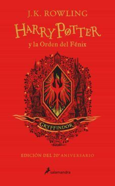 Portada del libro HARRY POTTER 5 Y LA ORDEN DEL FENIX (EDICION GRYFFINDOR DEL 20º ANIVERSARIO) - Compralo en Aristotelez.com