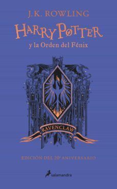 Portada del libro HARRY POTTER 5 Y LA ORDEN DEL FENIX (EDICIÓN RAVENCLAW DE 20º ANIVERSARIO) - Compralo en Aristotelez.com