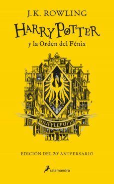 Portada del libro HARRY POTTER 5 Y LA ORDEN DEL FENIX (EDICIÓN HUFFLEPUFF DEL 20º ANIVERSARIO) - Compralo en Aristotelez.com