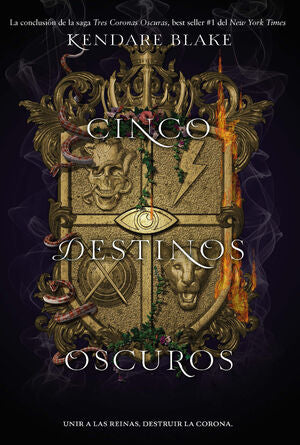 Portada del libro TRES CORONAS OSCURAS 4: CINCO DESTINOS OSCUROS - Compralo en Aristotelez.com