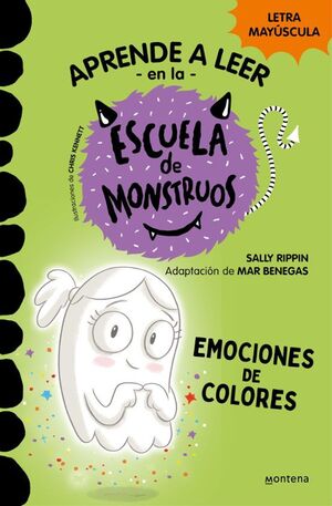 Portada del libro APRENDER A LEER EN LA ESCUELA DE MONSTRUOS 8: EMOCIONES DE COLORES ES - Compralo en Aristotelez.com