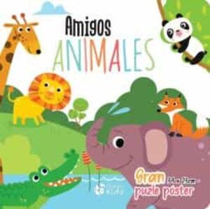 Portada del libro AMIGOS ANIMALES PUZLE PROSTER - Compralo en Aristotelez.com