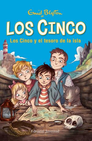 Portada del libro LOS CINCO Y EL TESORO DE LA ISLA - Compralo en Aristotelez.com