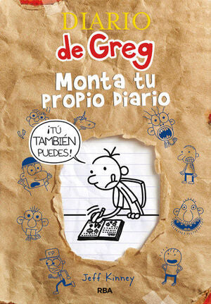 Portada del libro DIARIO DE GREG. MONTA TU PROPIO DIARIO. - Compralo en Aristotelez.com