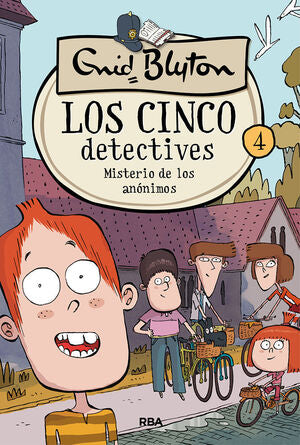 Portada del libro LOS CINCO DETECTIVES 4: MISTERIO DE LOS ANONIMOS - Compralo en Aristotelez.com