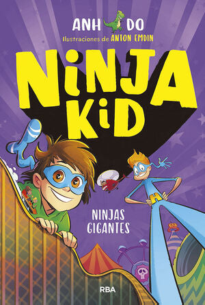 Portada del libro NINJA KID 6. NINJAS GIGANTES - Compralo en Aristotelez.com