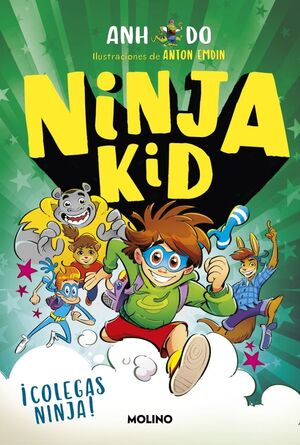 Portada del libro NINJA KID 14: ¡COLEGAS NINJA! - Compralo en Aristotelez.com
