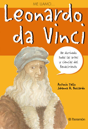 Portada del libro ME LLAMO? LEONARDO DA VINCI - Compralo en Aristotelez.com