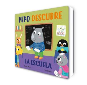 Portada del libro PEPO DESCUBRE EL COLE (PEQUEÑAS MANITAS) - Compralo en Aristotelez.com