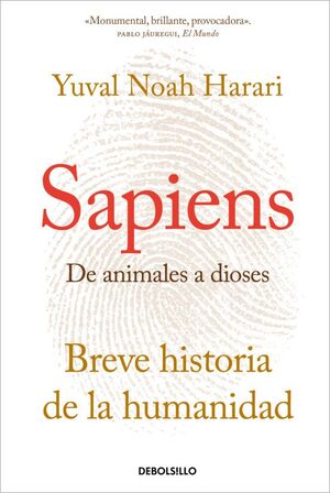 Portada del libro SAPIENS: DE ANIMALES A DIOSES - Compralo en Aristotelez.com