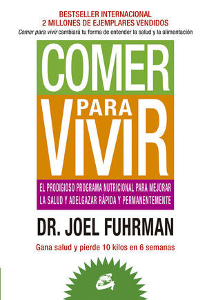 Portada del libro COMER PARA VIVIR - Compralo en Aristotelez.com