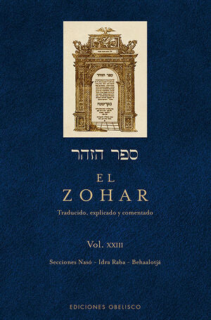 Portada del libro EL ZOHAR, (VOL. 23) - Compralo en Aristotelez.com