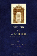 Portada del libro EL ZOHAR (VOL. 1) NUEVA EDICIÓN - Compralo en Aristotelez.com