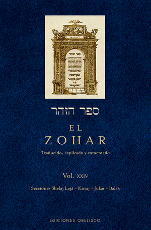 Portada del libro EL ZOHAR, (VOL. 24) - Compralo en Aristotelez.com