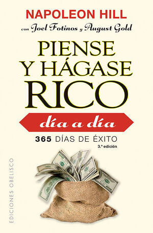 Portada del libro PIENSE Y HÁGASE RICO DÍA A DÍA (BOLSILLO) - Compralo en Aristotelez.com