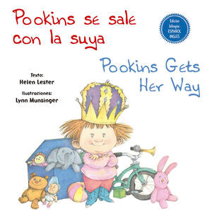 Portada del libro POOKINS SE SALE CON LA SUYA - POOKINS GETS HER WAY - Compralo en Aristotelez.com