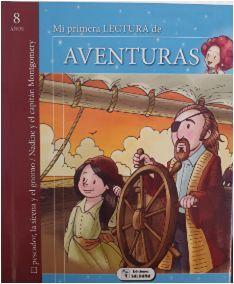 Portada del libro MI PRIMERA LECTURA DE AVENTURAS: PESCADOR, LA SIRENA Y EL GNOMO/ NADINE Y EL CAPITAN MONTGOMERY CTD176 - Compralo en Aristotelez.com