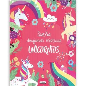 Portada del libro SUEÑA DIBUJANDO MISTICOS UNICORNIOS ROSA - Compralo en Aristotelez.com