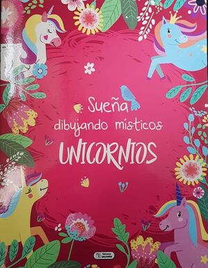 Portada del libro SUEÑA DIBUJANDO MISTICOS UNICORNIOS  ROJO - Compralo en Aristotelez.com