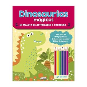 Portada del libro MALETA ACTIVIDADES COLOREAR: DINOSAURIOS CCA050-2 - Compralo en Aristotelez.com