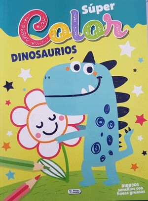 Portada del libro SUPER COLOR DINOSAURIOS CPC187 - Compralo en Aristotelez.com