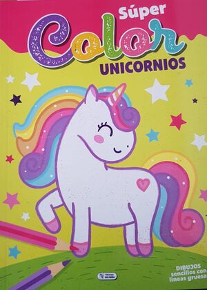 Portada del libro SUPER COLOR UNICORNIOS CPC187 - Compralo en Aristotelez.com