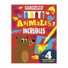 Portada del libro ANIMALES INCREIBLES (ARTE CON ESPRAY) - Compralo en Aristotelez.com