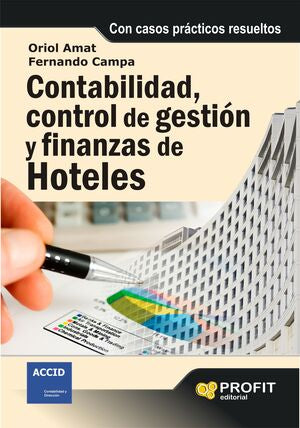 Portada del libro CONTABILIDAD, CONTROL DE GESTIÓN Y FINANZAS DE HOTELES - Compralo en Aristotelez.com