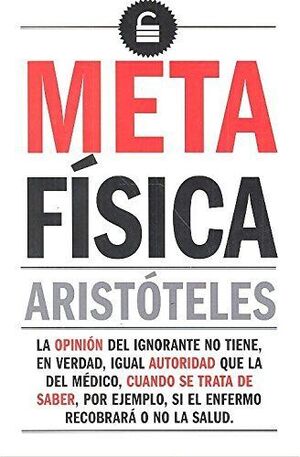 Metafísica. Lo último en libros está en Aristotelez.com