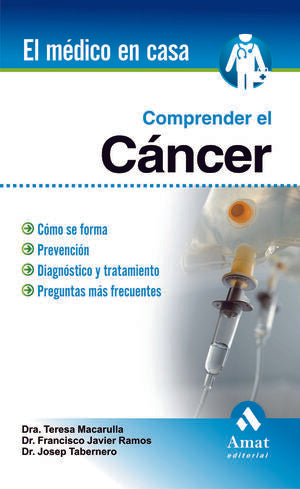 Portada del libro COMPRENDER EL CÁNCER - Compralo en Aristotelez.com