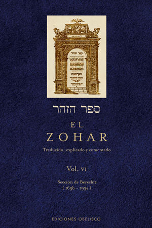 Portada del libro EL ZOHAR (VOL. 6) - Compralo en Aristotelez.com